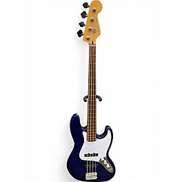 Used Fender Standard Fretless Jazz Bass Baltic Blue Electric Bass Guitar