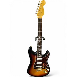 Used Fender 1997 Collectors Strat 3 Color Sunburst Solid Body Electric Guitar
