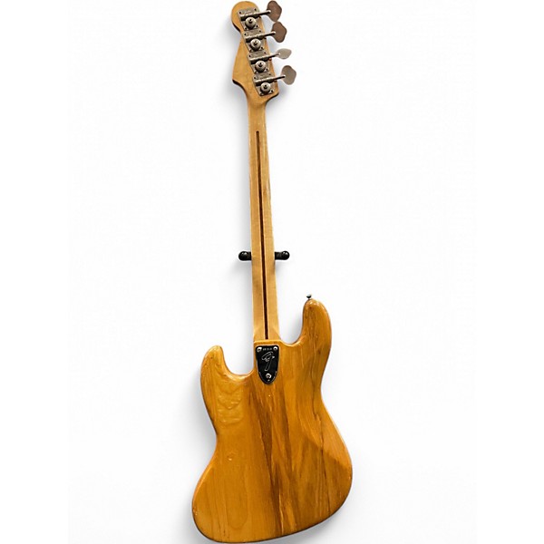 Vintage 1975 Fender jazz bass Natural Electric Bass Guitar
