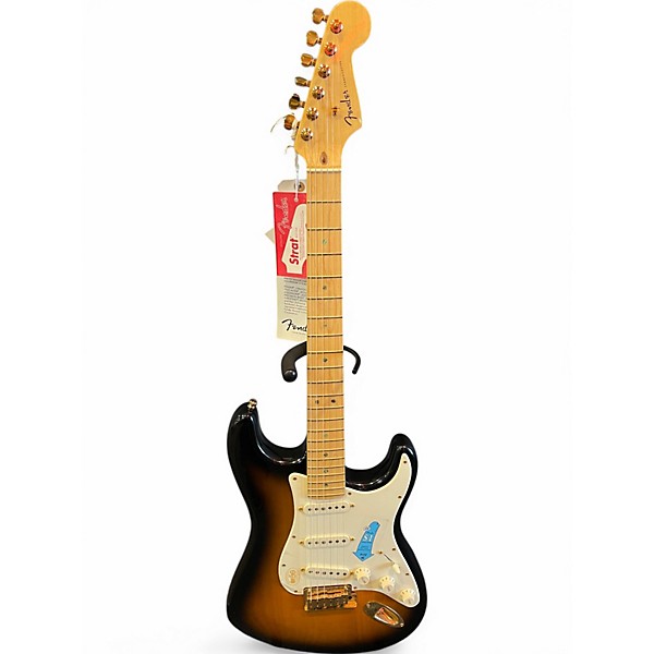Used 2004 Fender 50TH ANNIVERSARY STRAT 2 Color Sunburst Solid Body Electric Guitar