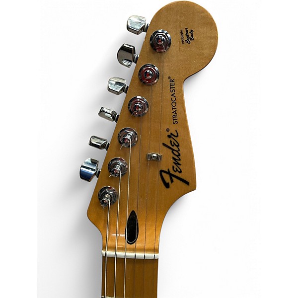 Used 2012 Fender Standard Stratocaster Olympic White Solid Body Electric Guitar
