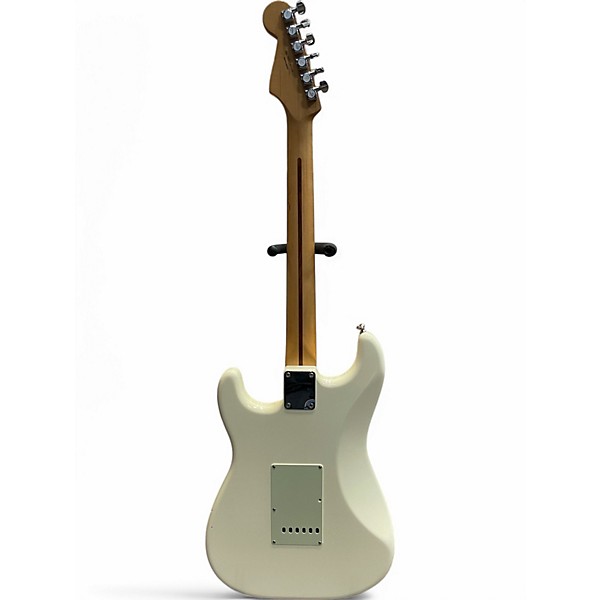 Used 2012 Fender Standard Stratocaster Olympic White Solid Body Electric Guitar