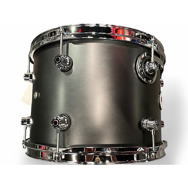 Used DW 14in Design Series 9X14 Mounted Tom Black Satin Drum