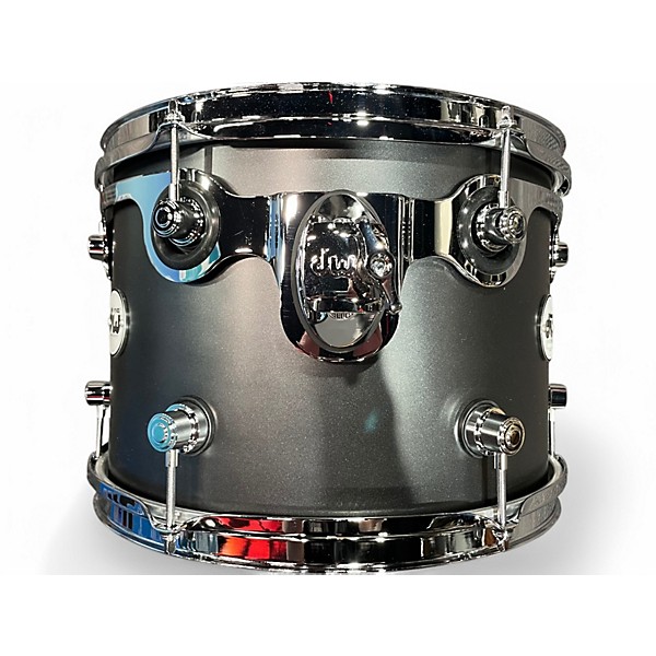 Used DW 14in Design Series 9X14 Mounted Tom Black Satin Drum