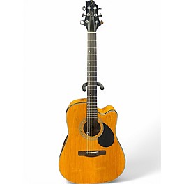 Used Greg Bennett Design by Samick D-4 CE/AN Natural Acoustic Electric Guitar