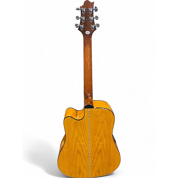 Used Greg Bennett Design by Samick D-4 CE/AN Natural Acoustic Electric Guitar