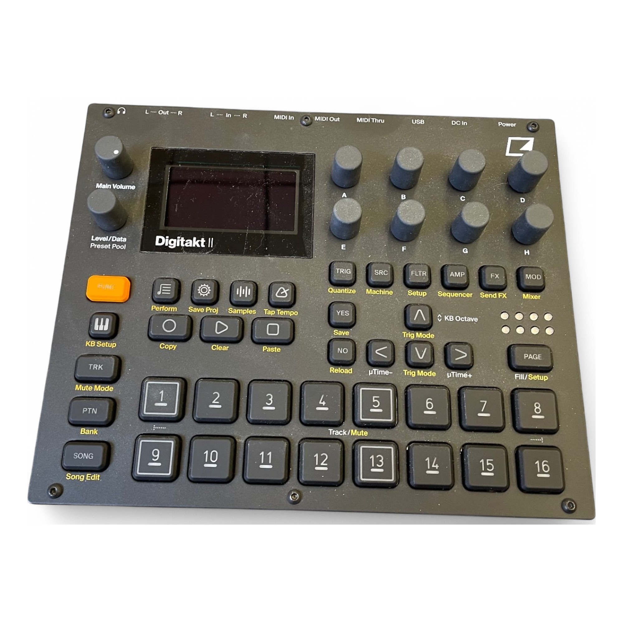 Used Elektron Used Elektron DIGITAKT II MIDI Controller Used Elektron Used Elektron DIGITAKT II MIDI Controller
