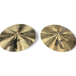 Used Zildjian 14in K Hi Hat Pair Cymbal