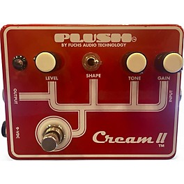 Used Fuchs Plush Cream Distortion II Effect Pedal