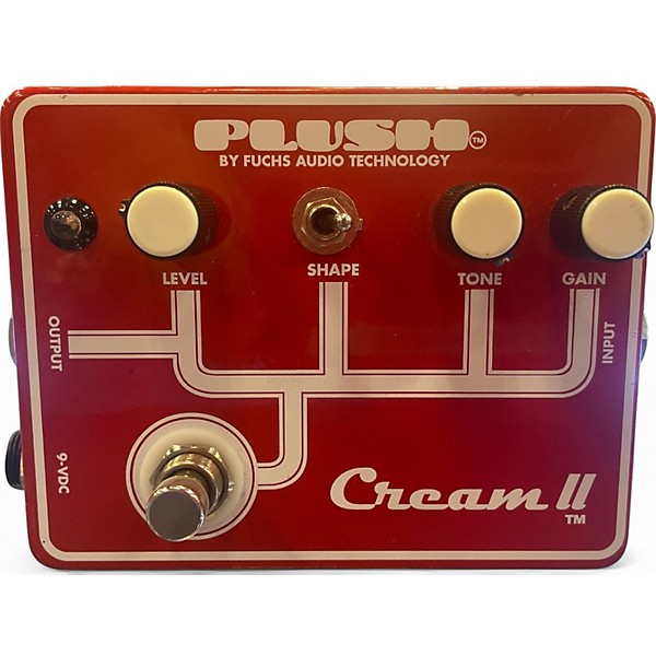 Used Fuchs Plush Cream Distortion II Effect Pedal