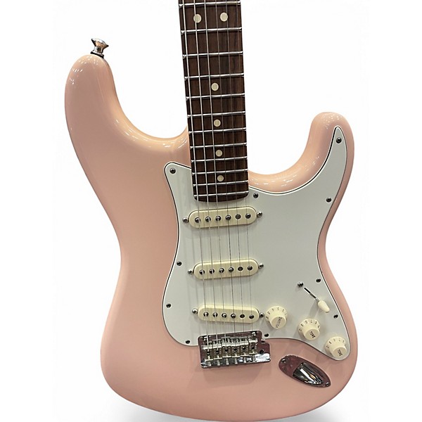 Used 2013 Fender FSR American Standard Stratocaster Shell Pink Solid Body Electric Guitar