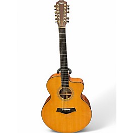 Used Taylor LKSM Leo Kottke Signature Natural 12 String Acoustic Electric Guitar