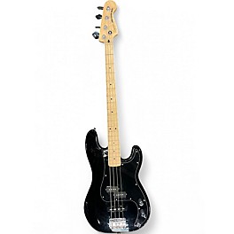 Used Squier Precision Bass Black Electric Bass Guitar