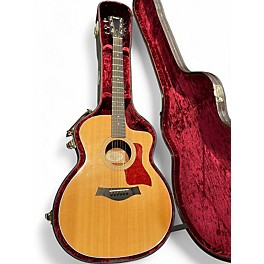 Used Taylor 214CE Natural Acoustic Electric Guitar