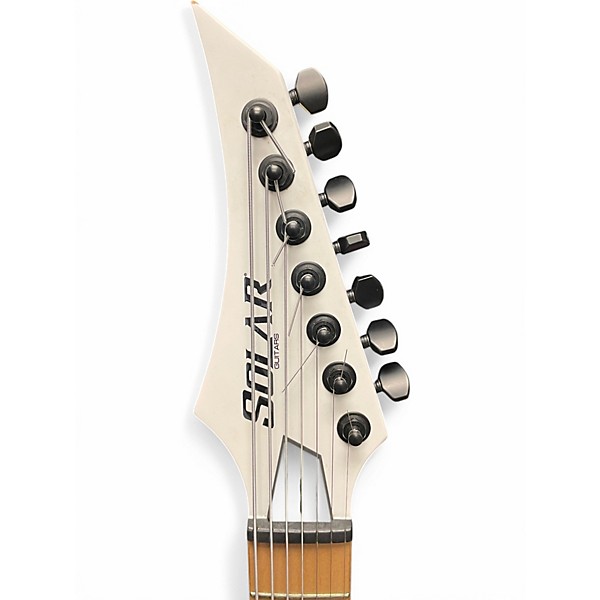 Used Solar A2 White Solid Body Electric Guitar
