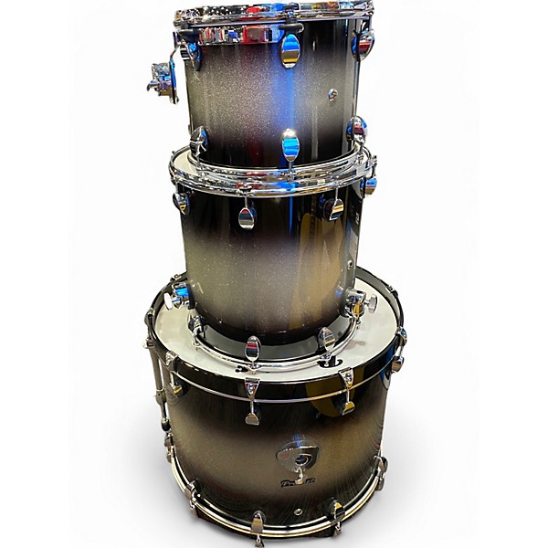 Used Premier 3 Piece Elite Silver Burst Drum Kit