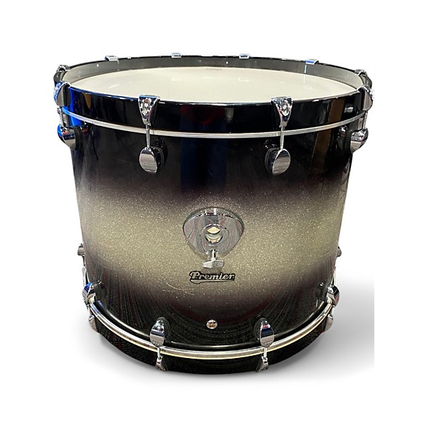 Used Premier 3 Piece Elite Silver Burst Drum Kit