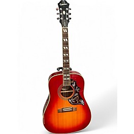 Used Epiphone Hummingbird Cherry Sunburst Acoustic Guitar