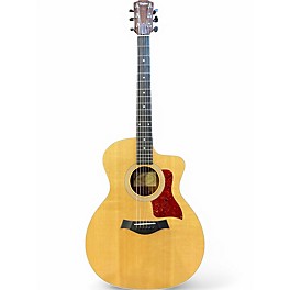 Used Taylor 214CE Natural Acoustic Electric Guitar