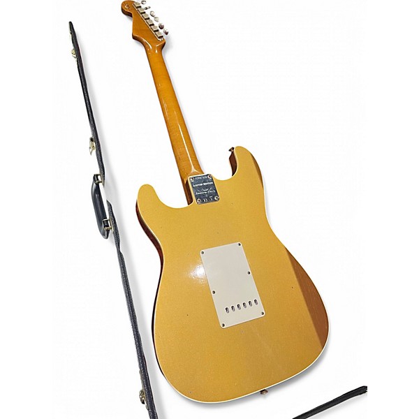 Used Fender GC DOUBLE BOUND STRAT JRN GOLD SPARKLE Solid Body Electric Guitar