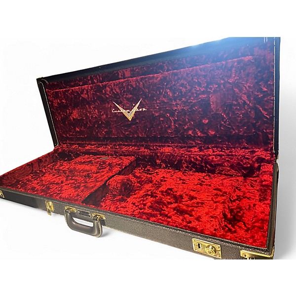 Used Fender GC DOUBLE BOUND STRAT JRN GOLD SPARKLE Solid Body Electric Guitar