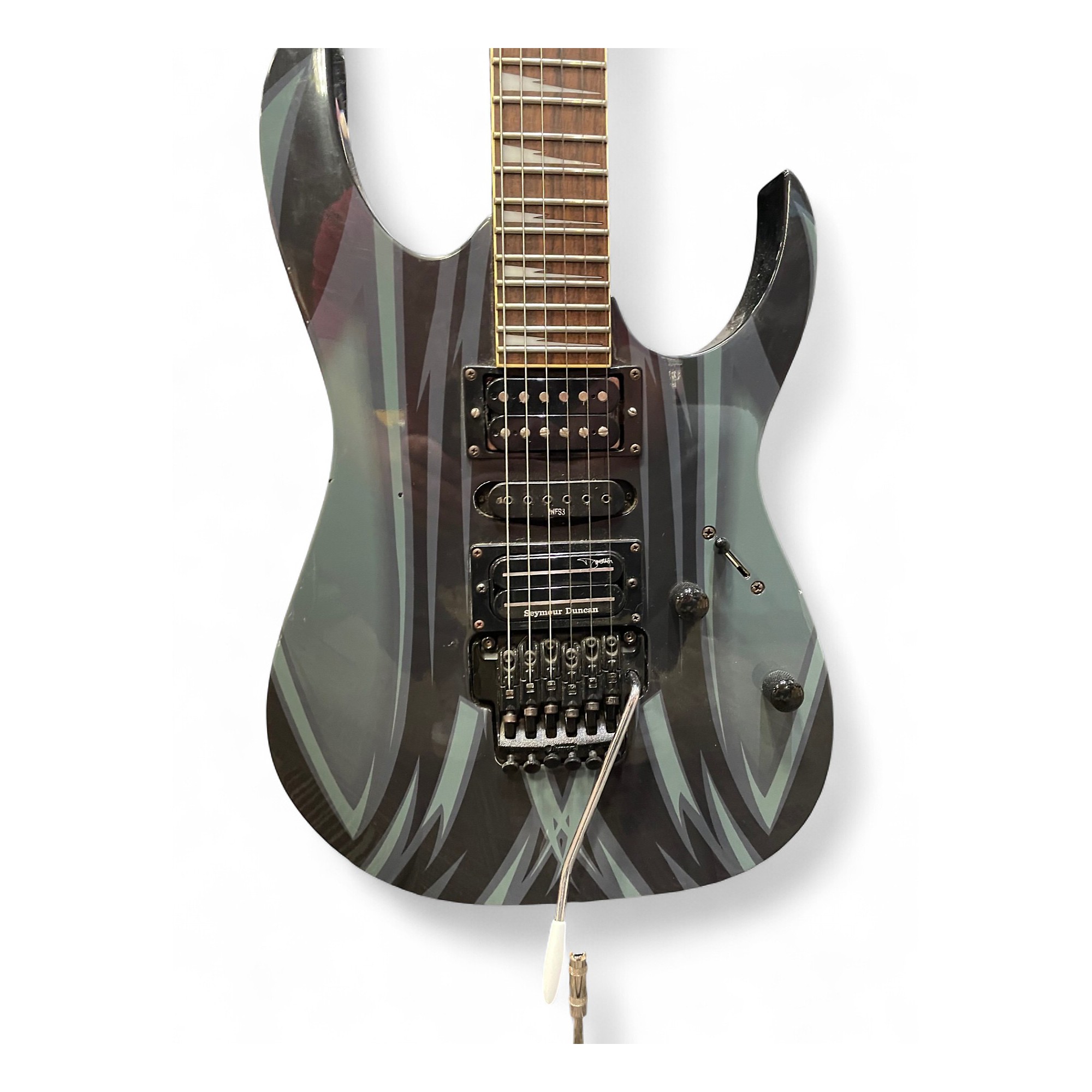 Black Dog by Aria pro Ⅱ Vintage 1980s Aria Pro Ii BLACK DOG Black Solid Body Electric