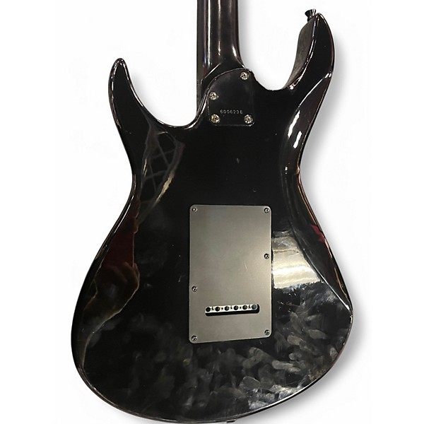 Vintage 1980s Aria Pro Ii BLACK DOG Black Solid Body Electric