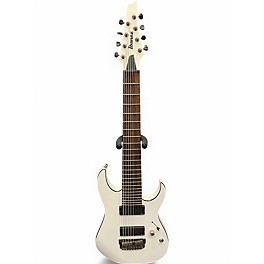 Used Ibanez RGIR28FE Iron Label 8 String White Solid Body Electric Guitar