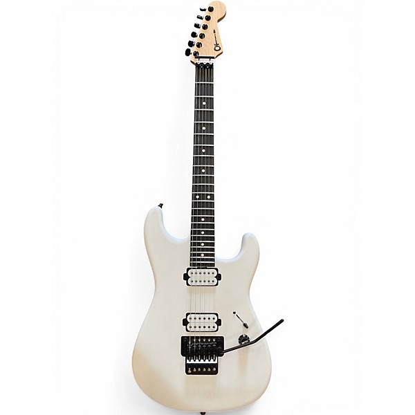 Used Charvel Jim Root Signature Pro-Mod San Dimas Style 1 SATIN WHITE Solid Body Electric Guitar