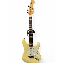 Used Squier Bullet Stratocaster Cream Solid Body Electric Guitar
