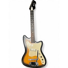 Used Harmony DOUBLE CUT SUNBURST Solid Body Electric Guitar