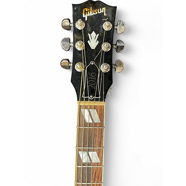 Used 2015 Gibson HUMMINGBIRD PRO 2 Color Sunburst Acoustic Guitar