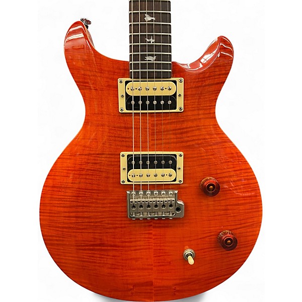 Used PRS Carlos Santana Signature SE Orange Solid Body Electric Guitar