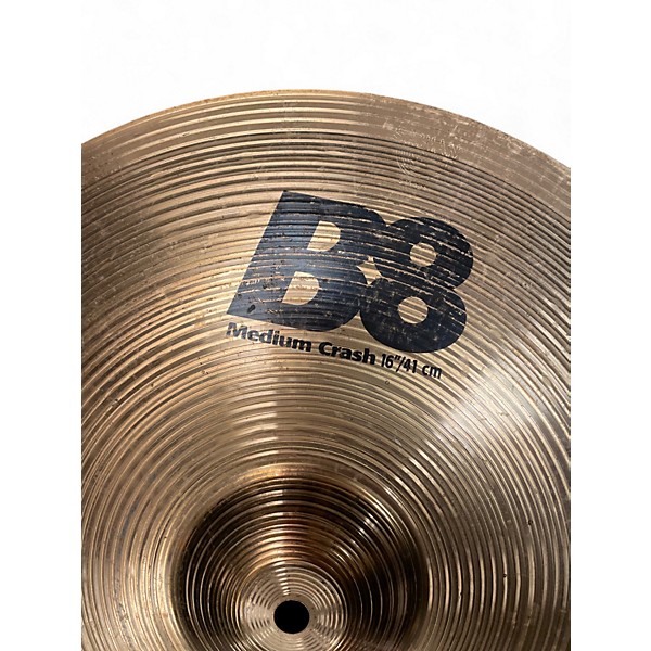 Used SABIAN 16in B8 CRASH Cymbal
