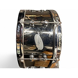 Used Ahead 6X13 Brass Snare Black Chrome Drum
