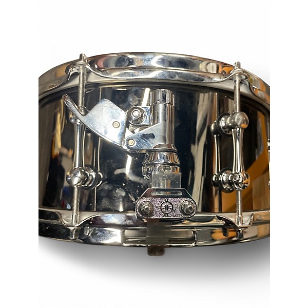 Used Ahead 6X13 Brass Snare Black Chrome Drum