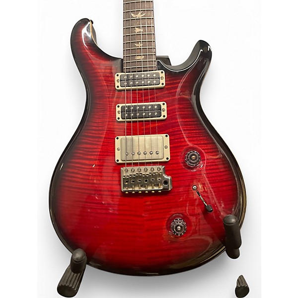 Used 2011 PRS STUDIO 10 TOP Crimson Red Burst Solid Body Electric Guitar