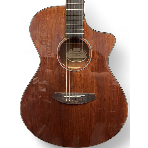 Used Breedlove Discovery Concert CE  Natural Acoustic Electric Guitar