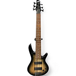 Used Ibanez GSR206 6 String Rustic Burst Electric Bass Guitar