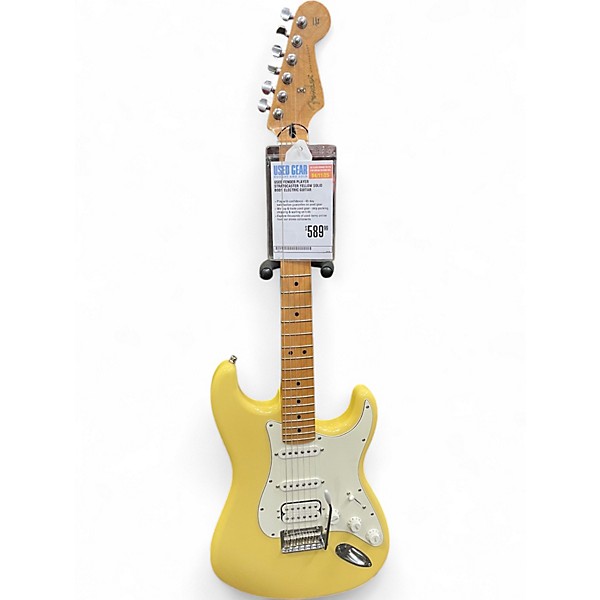 Used Fender Player Stratocaster Yellow Solid Body Electric Guitar,New Products : American Fashion Style Bags On Sale