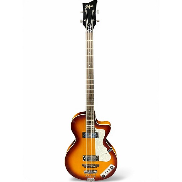 Used Hofner Club CT Contemporary 2 Color Sunburst Electric Bass Guitar