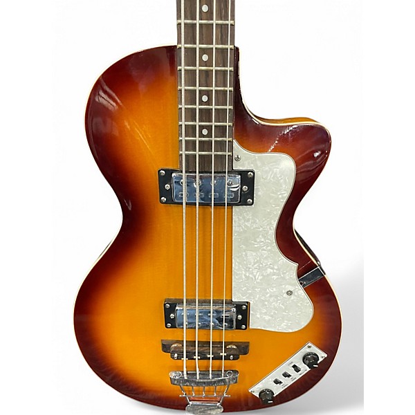 Used Hofner Club CT Contemporary 2 Color Sunburst Electric Bass Guitar