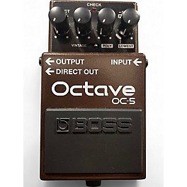 Used BOSS OC-5 OCTAVE Effect Pedal