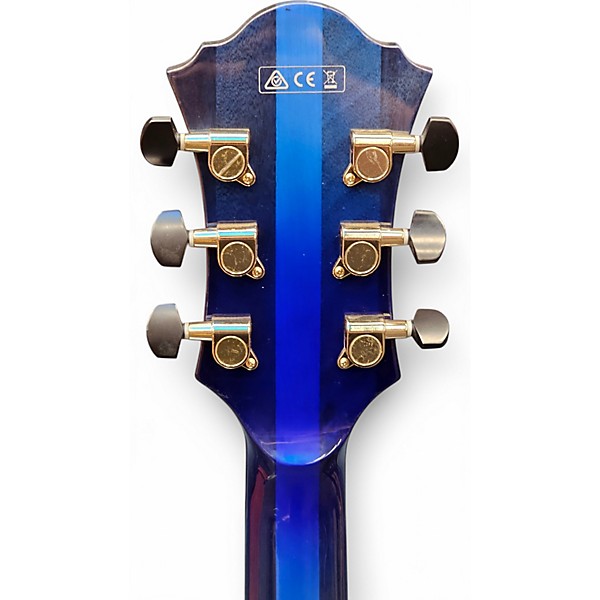 Used Ibanez AFC155-JBB Blue Burst Hollow Body Electric Guitar