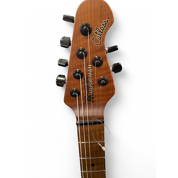 Used Ernie Ball Music Man Cutlass HT SSS Raspberry Burst Solid Body Electric Guitar