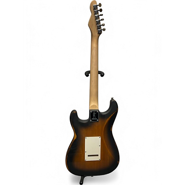 Used Slick SL-40 3 Color Sunburst Solid Body Electric Guitar