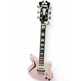 Used D'Angelico PREMIER BEDFORD SH Pink Solid Body Electric Guitar