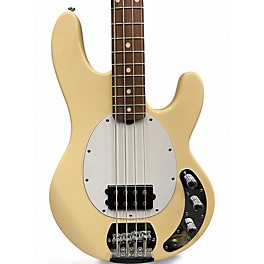 Used Sterling by Music Man StingRay RAY4 Vintage Cream Electric Bass Guitar