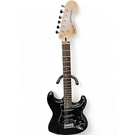 Used Squier Bullet Stratocaster Black Solid Body Electric Guitar