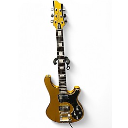 Used Schecter Guitar Research Stargazer 6 Metallic Gold Solid Body Electric Guitar